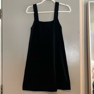 Mango black knit material mini dress